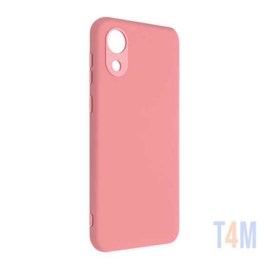 Capa de Silicone para Samsung Galaxy A03 Core Rosa